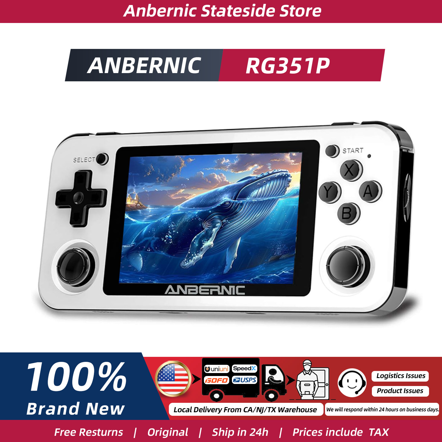 Retro Gaming Images - ANBERNIC RG351P Handheld Retro Game Console