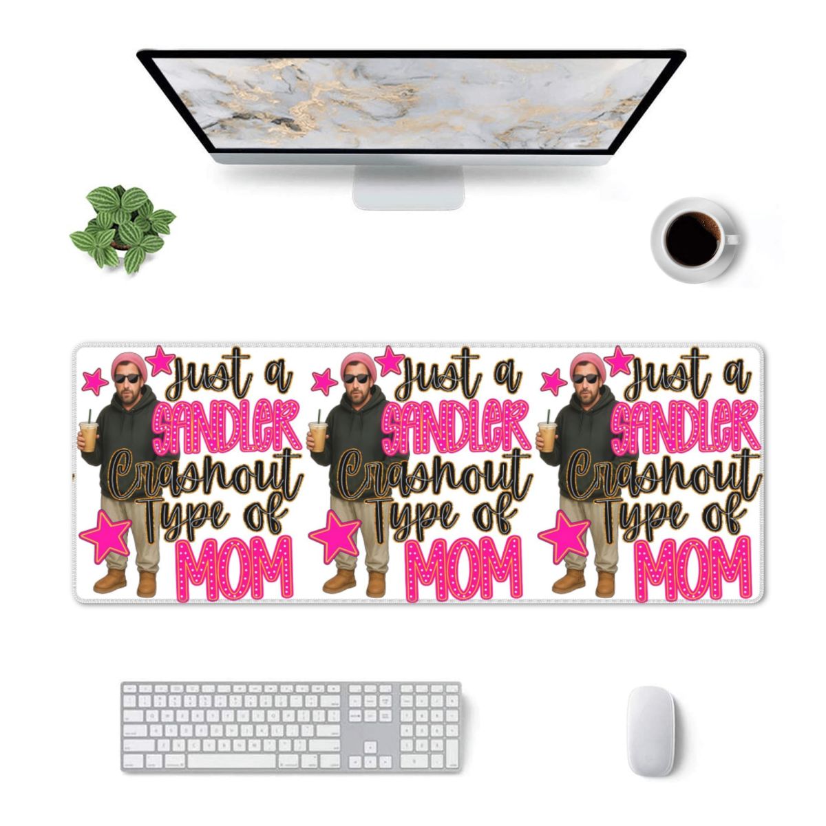 Retro Gaming Meme - Large Mouse Pad Adam Sandler Mom