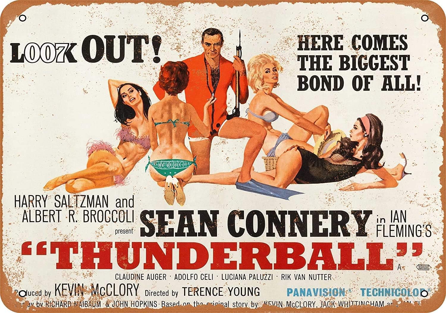Retro Gaming Pictures - 1965 Thunderball es Retro Metal Tin