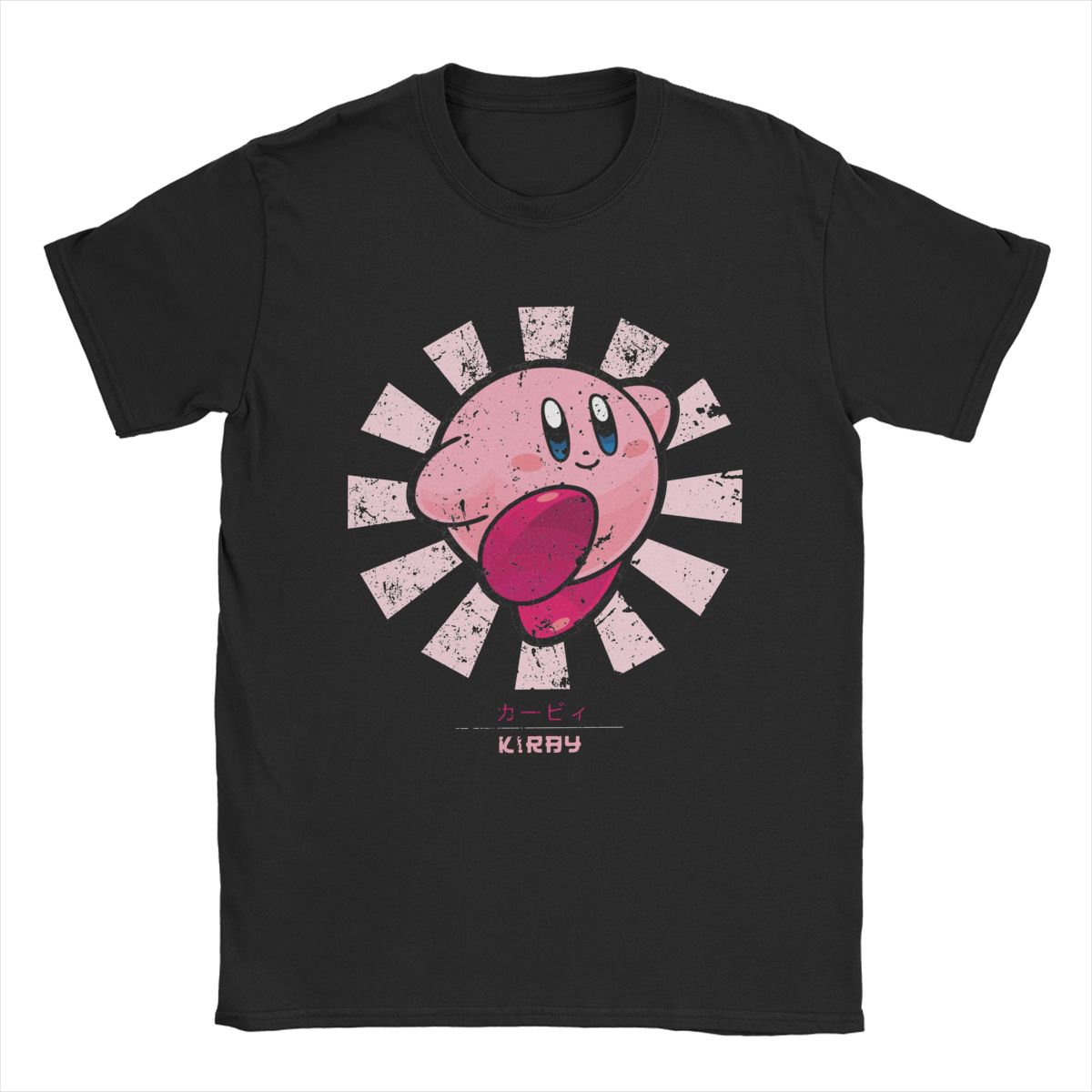 Retro Gaming Aesthetic - Kirbys Retro Japanese T-Shirts Men Women