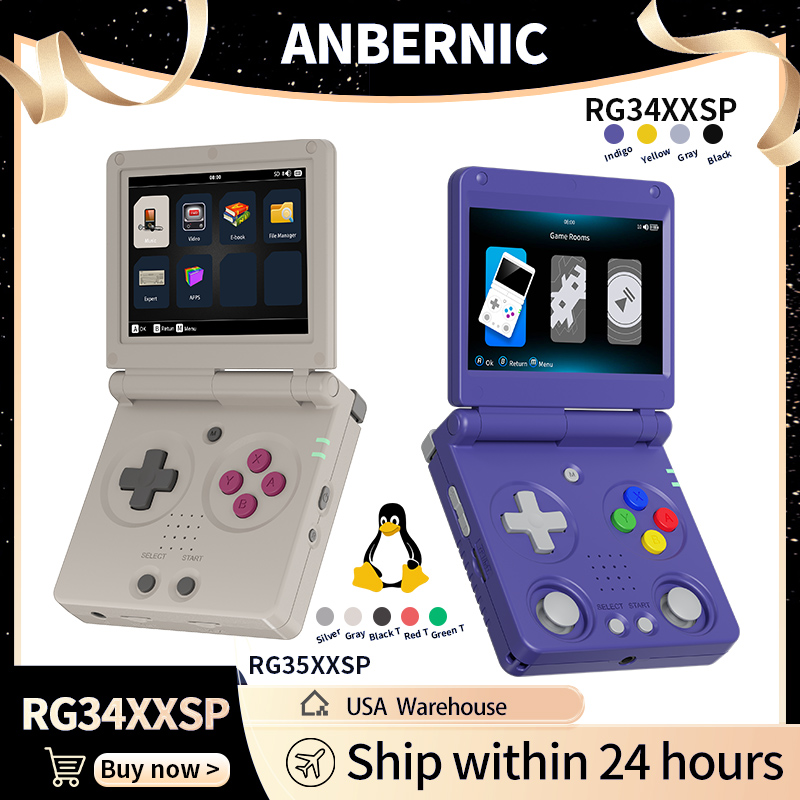 Anbernic RG34XXSP RG35XXSP Fli - Retro Gaming Monitor ulasan dan harga