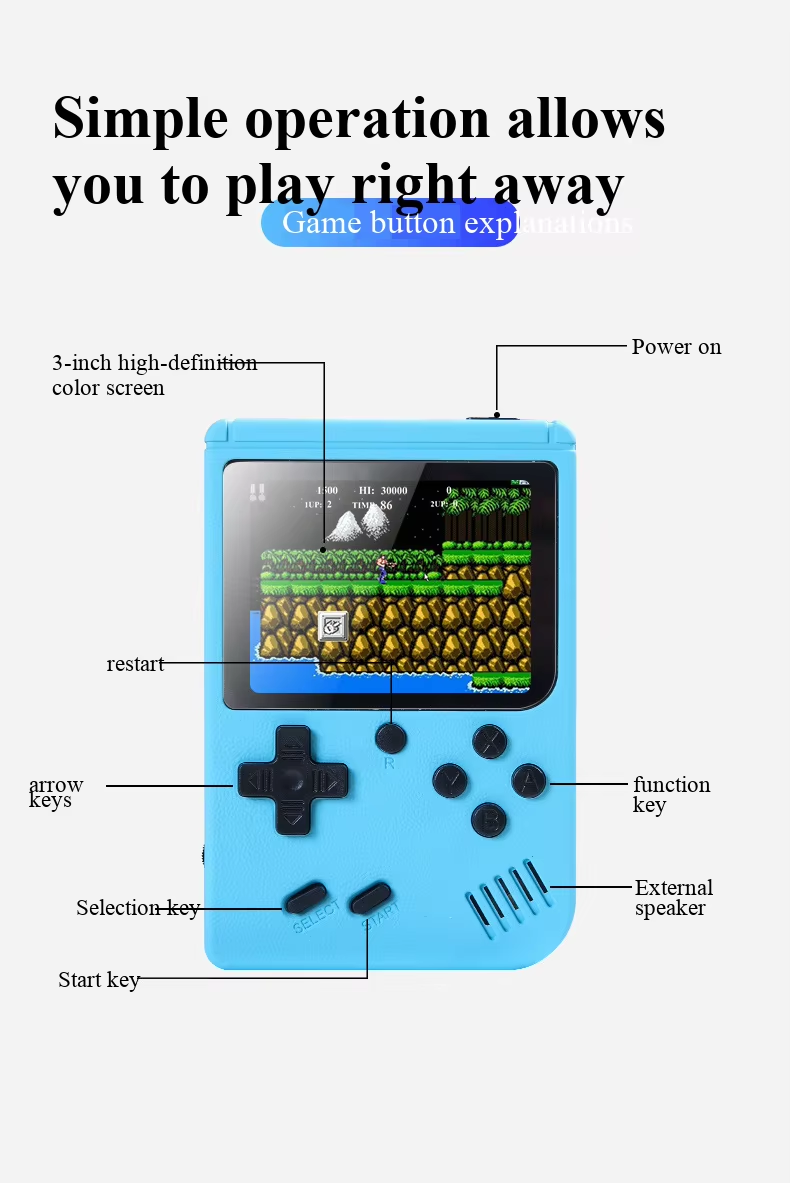 400 In 1 MINI Games Handheld G - Retro Gaming Monitor ulasan dan harga