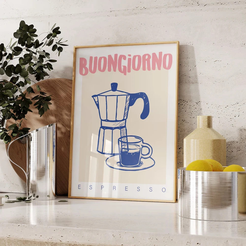 Modern Coffee Espresso Wall Ar - Retro Gaming Pictures ulasan dan harga