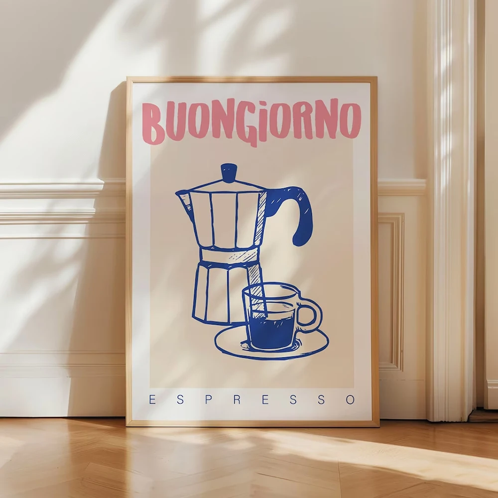 Modern Coffee Espresso Wall Ar - Retro Gaming Pictures ulasan dan harga