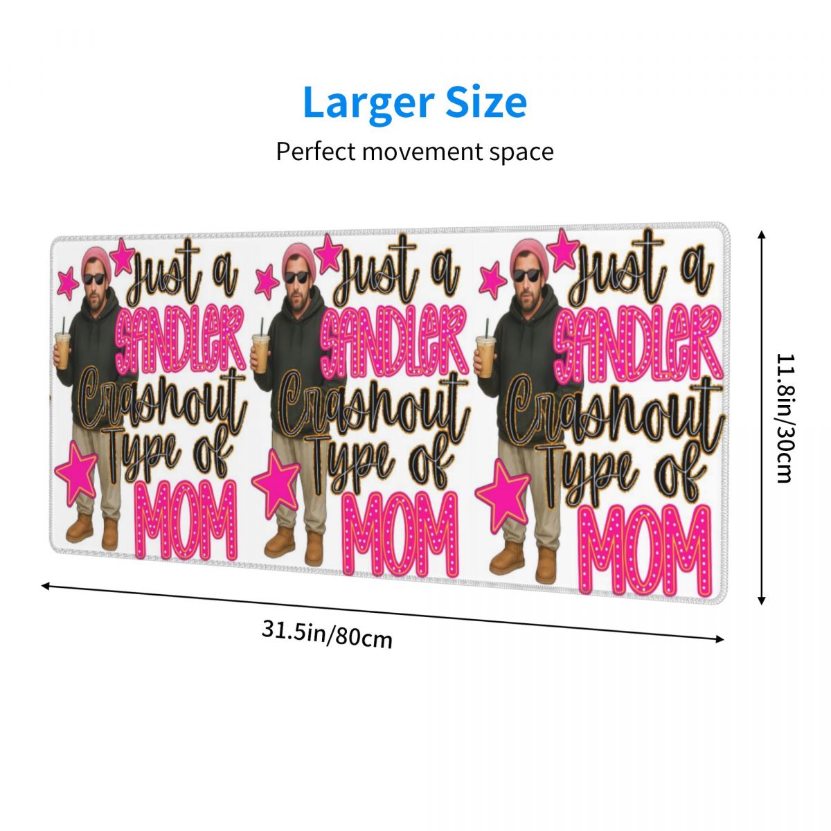 Large Mouse Pad Adam Sandler M - Retro Gaming Meme ulasan dan harga