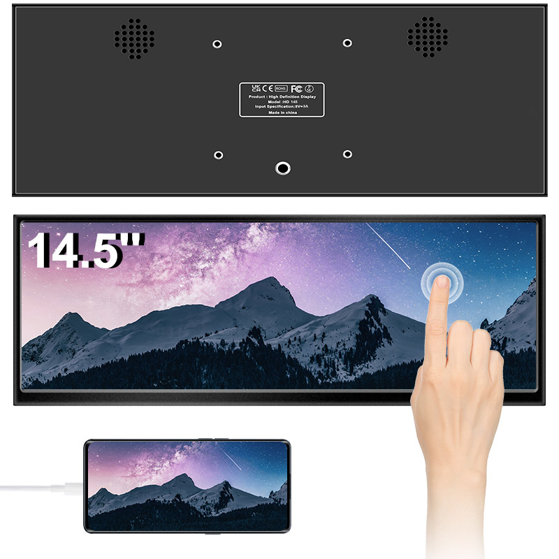12.3 /14.5 inch TouchScreen Mo - Retro Gaming Monitor ulasan dan harga