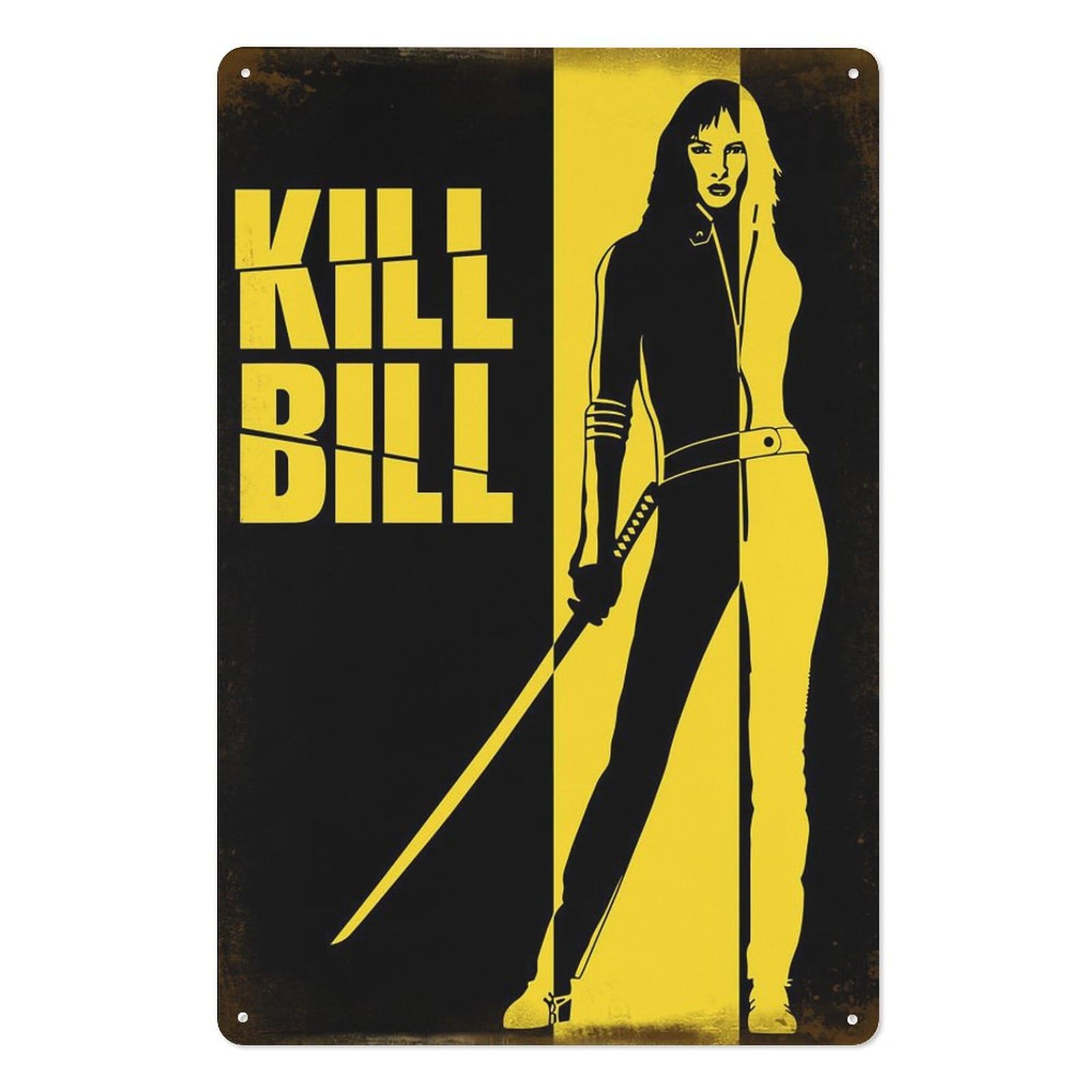 Kill Bill Movies Metal Tin Sig - Retro Gaming Pictures ulasan dan harga
