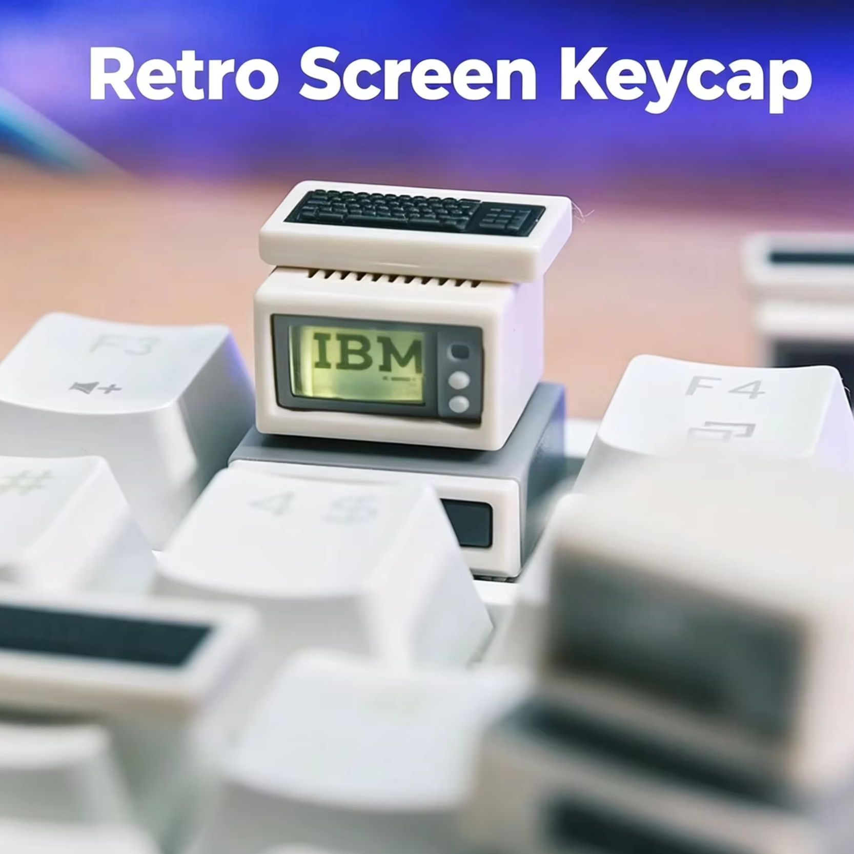 Backlit Retro Computer Keycap  - Retro Gaming Fun ulasan dan harga