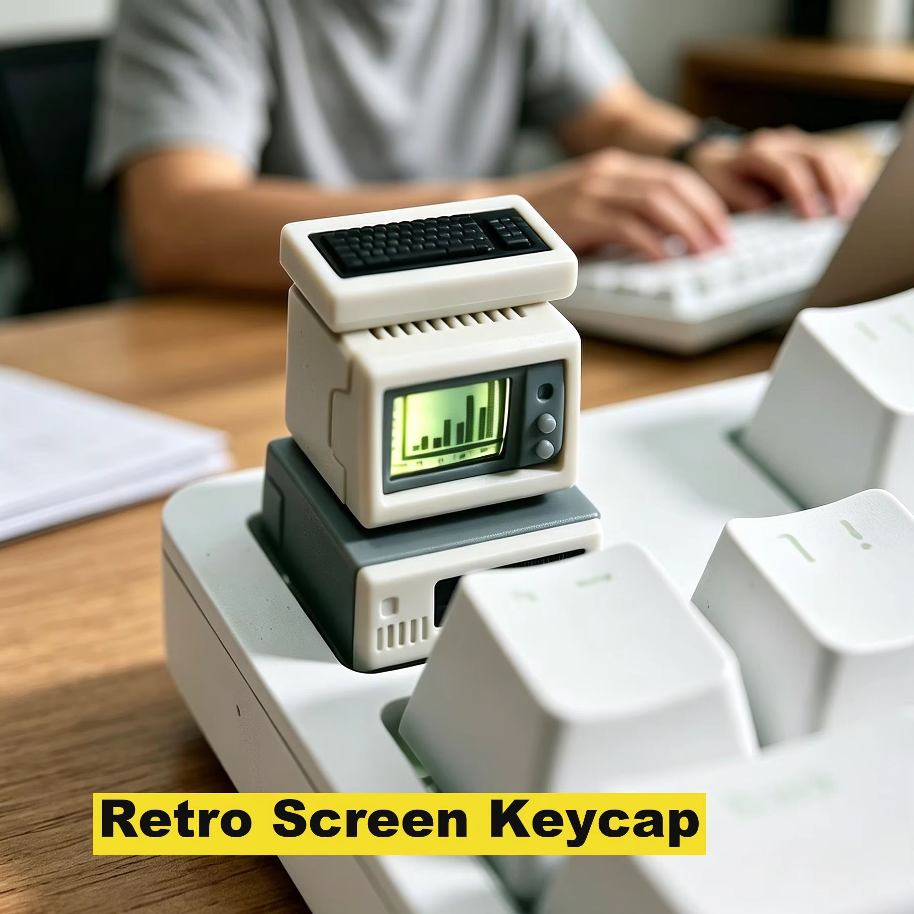 Backlit Retro Computer Keycap  - Retro Gaming Fun ulasan dan harga