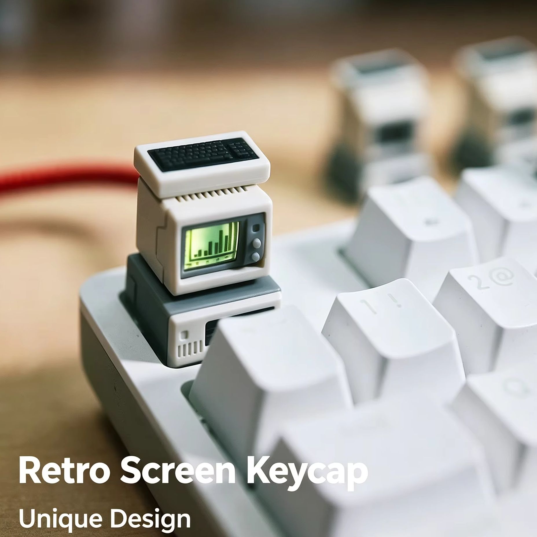 Backlit Retro Computer Keycap  - Retro Gaming Fun ulasan dan harga
