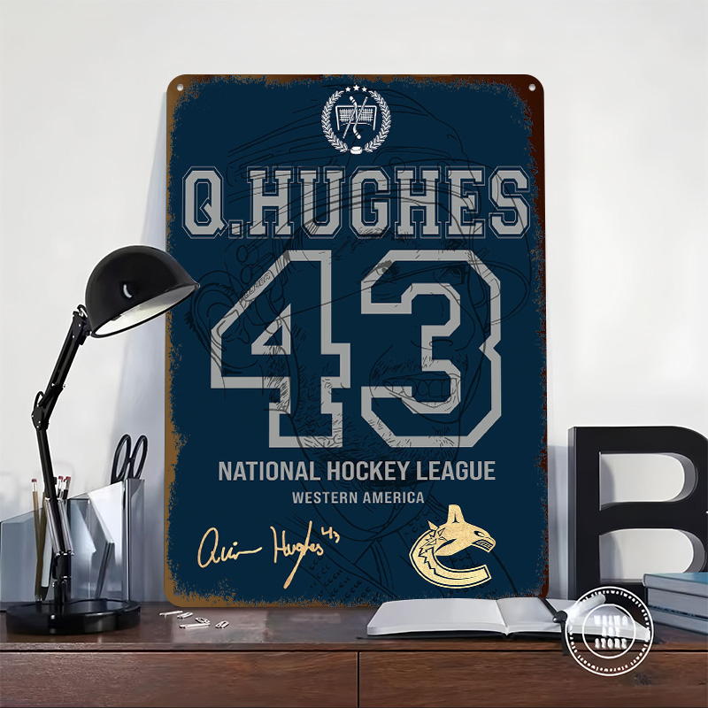 Quinn Hughes 43 Vancouver Meta - Retro Gaming Vancouver ulasan dan harga