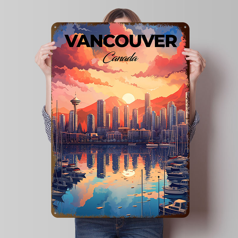 Vancouver Travel Print Printin - Retro Gaming Vancouver ulasan dan harga