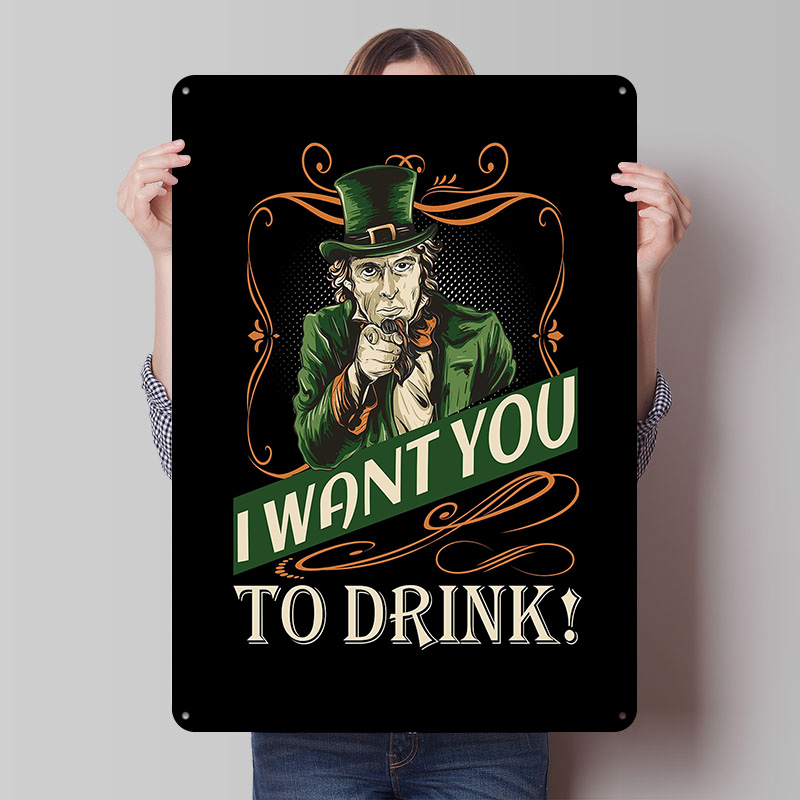 St Patricks Day Meme Tinplate  - Retro Gaming Meme ulasan dan harga