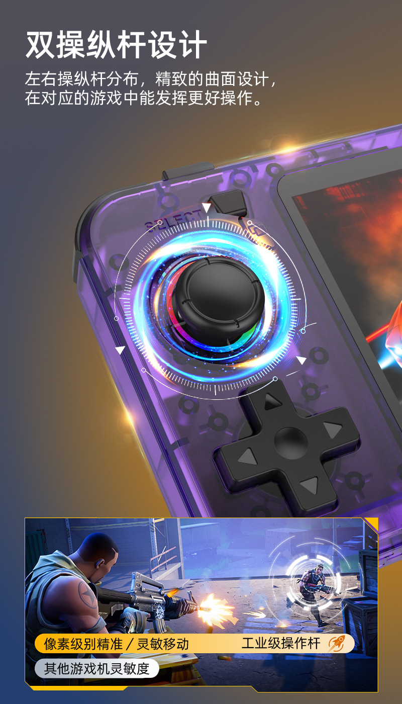 New R36H Retro Handheld Consol - Retro Gaming Images ulasan dan harga
