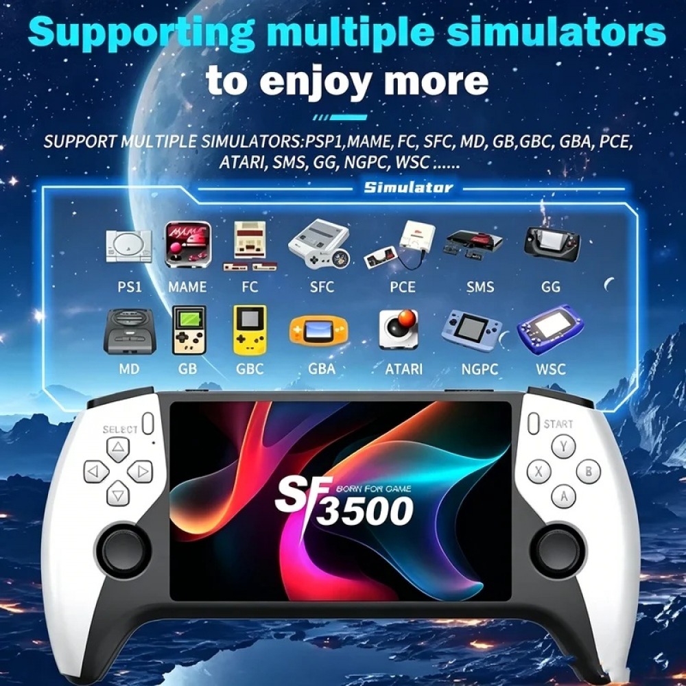 SF3500 5 inch Handheld Game Co - Retro Gaming Fun ulasan dan harga